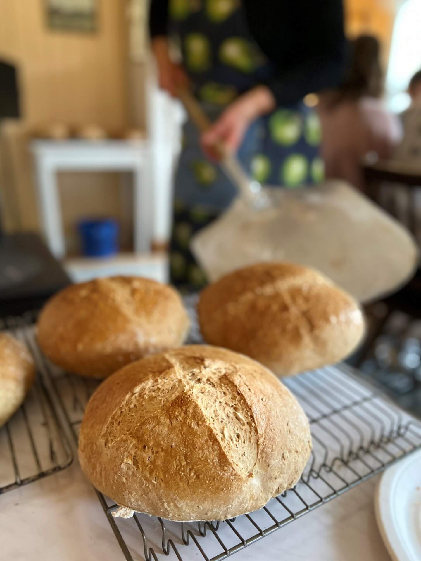 Brød-2-scaled-uai-1440x1920 – Sagavoll Folkehøgskole – Sagavoll Folkehøgskole Tre brød som akkurat er tatt ut av ovnen